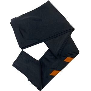 Weissman Dance Leggings Black Orange Size Small Performance Sporty Accent Adult